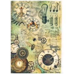 Papier ryżowy Ciao Bella A4 21*29,7cm CBRP043   , tarcze zagarowe, owady